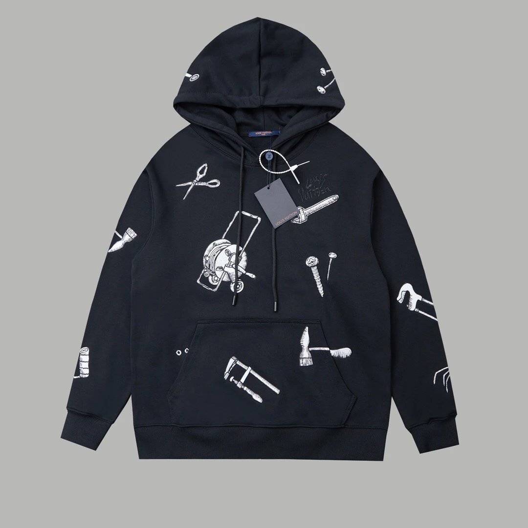 Louis Vuitton Hoodies & Sweatshirts Pullover with graphic and monogram designs image 2
