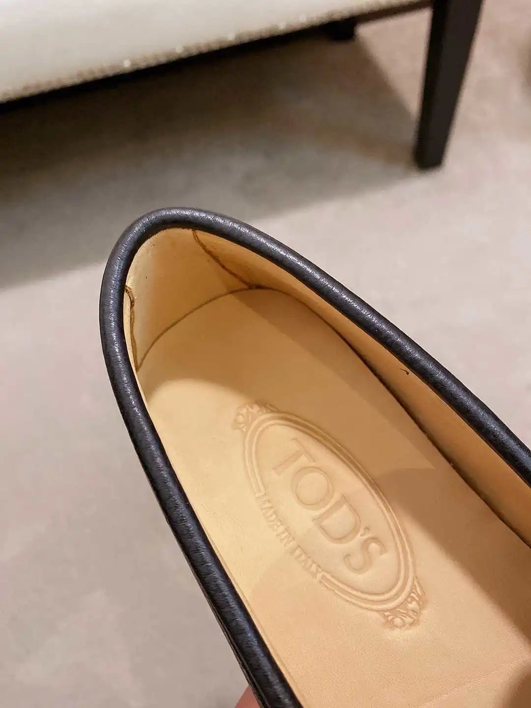 Tod's Double T Chain Loafer Gray Suede Loafers product detail 16 in Litbuy spreadsheet finds
