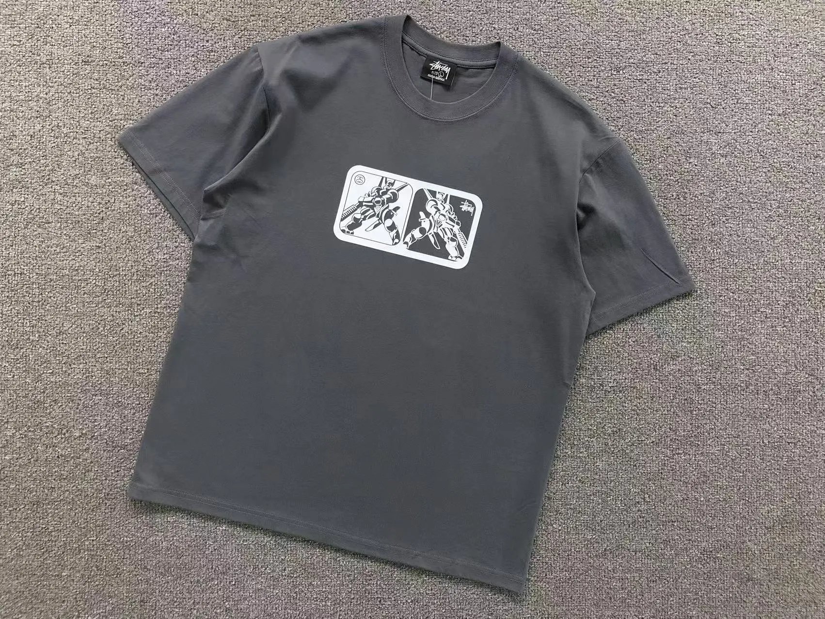 Stussy Circle Logo Black T-Shirt - 16