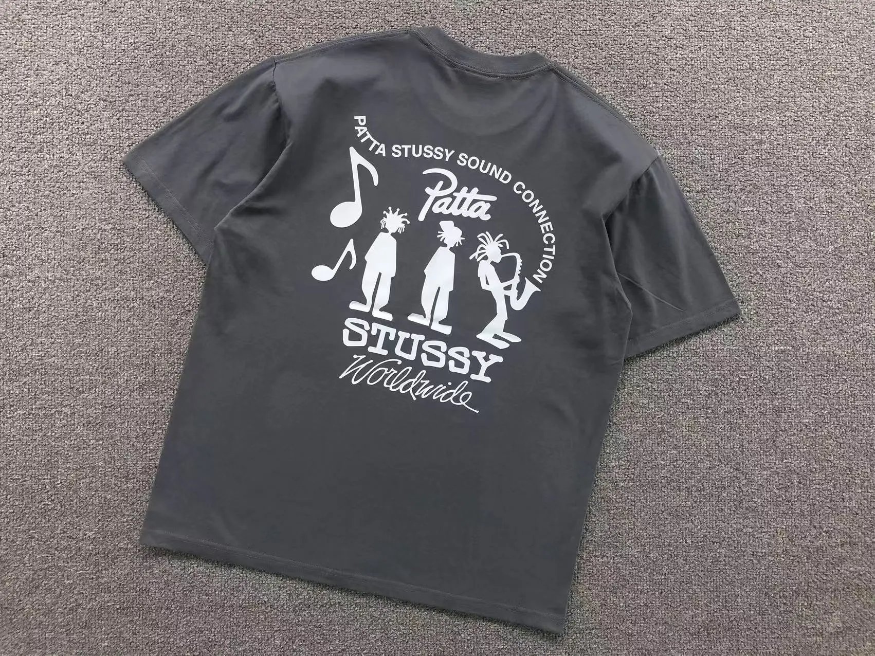 Stussy Circle Logo Black T-Shirt - 9