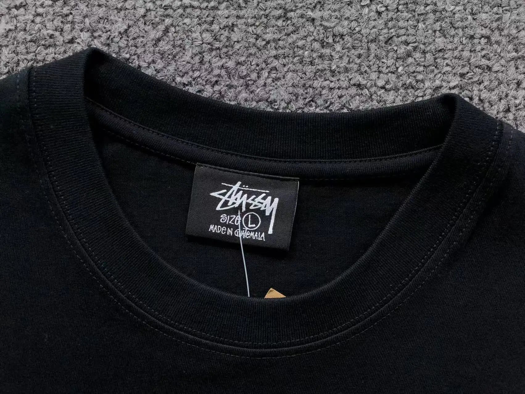 Stussy Circle Logo Black T-Shirt - 14
