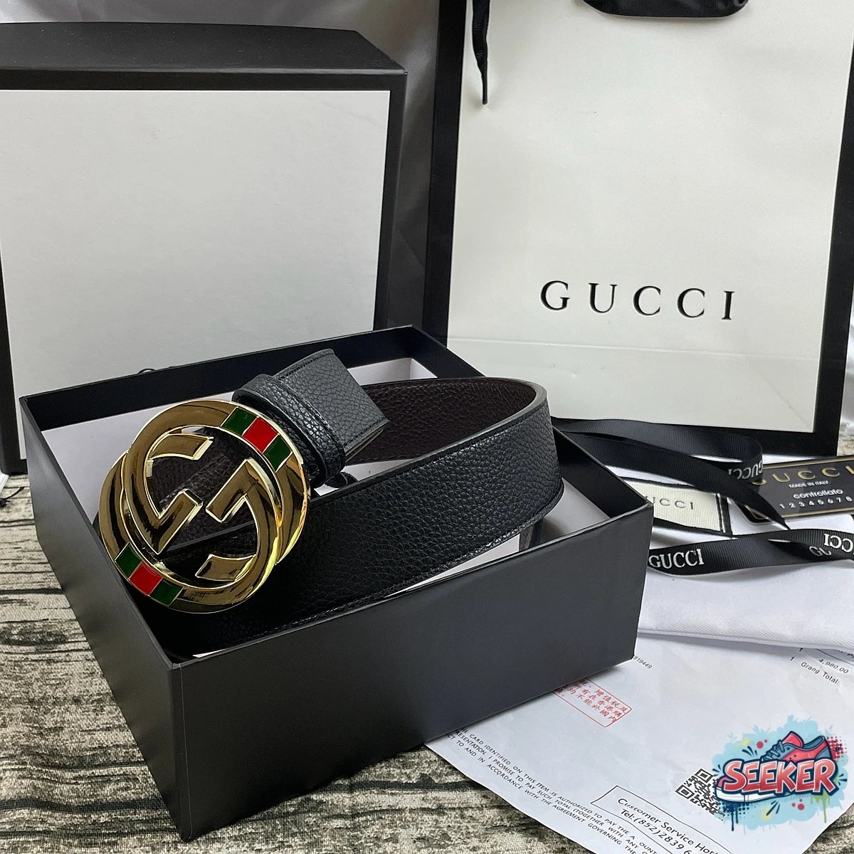 Gucci Belts GG Buckle Belt — 1