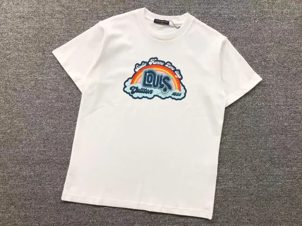 Louis Vuitton x Futura Vuitton! Graphic Print White T-Shirt - 12