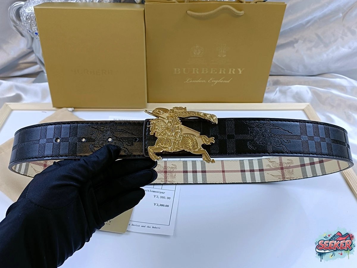 Gucci Belts Logo-print belt with circular animal-emblem buckle — 33