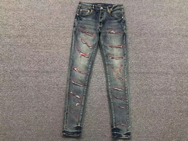 Gallery Dept. Distressed Black Raw Hem Jeans - 15