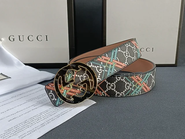 Gucci Belts GG Buckle Belt product detail image 4