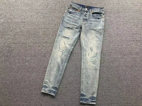 Gallery Dept. Distressed Black Raw Hem Jeans - 13