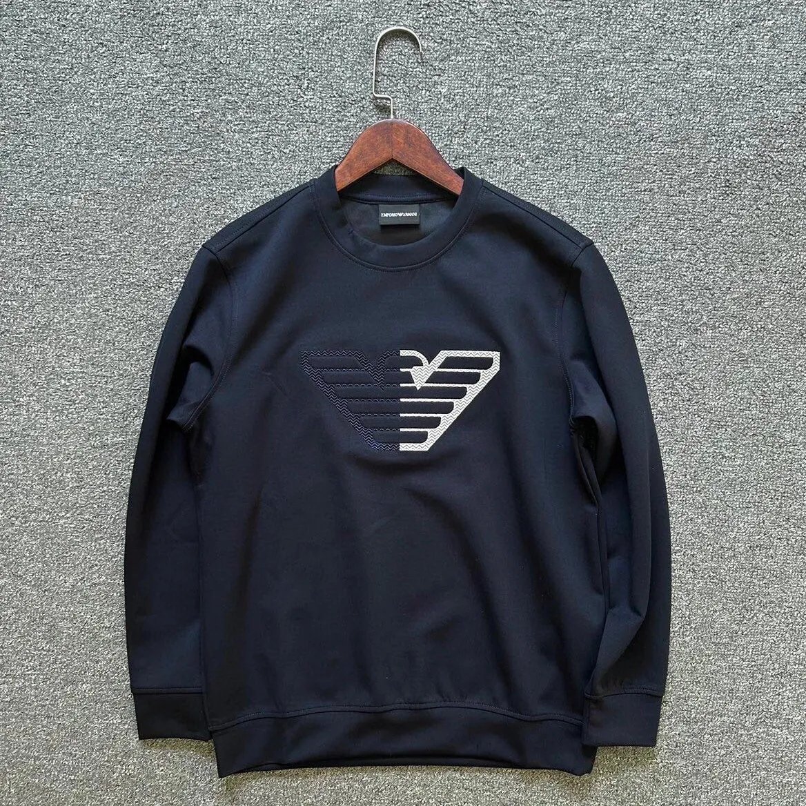 Emporio Armani Eagle Logo Black Hoodie - 5