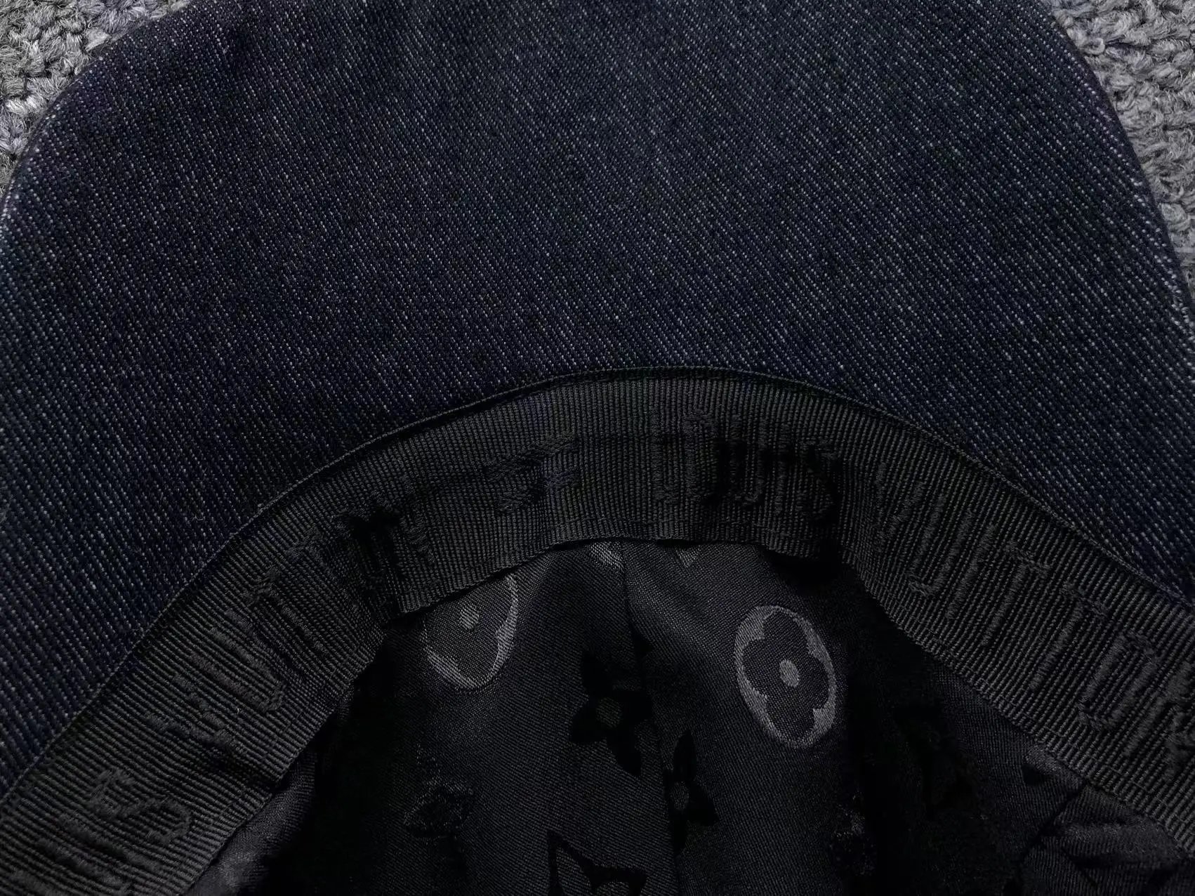 Louis Vuitton Monogram Denim Baseball Cap Blue - 12