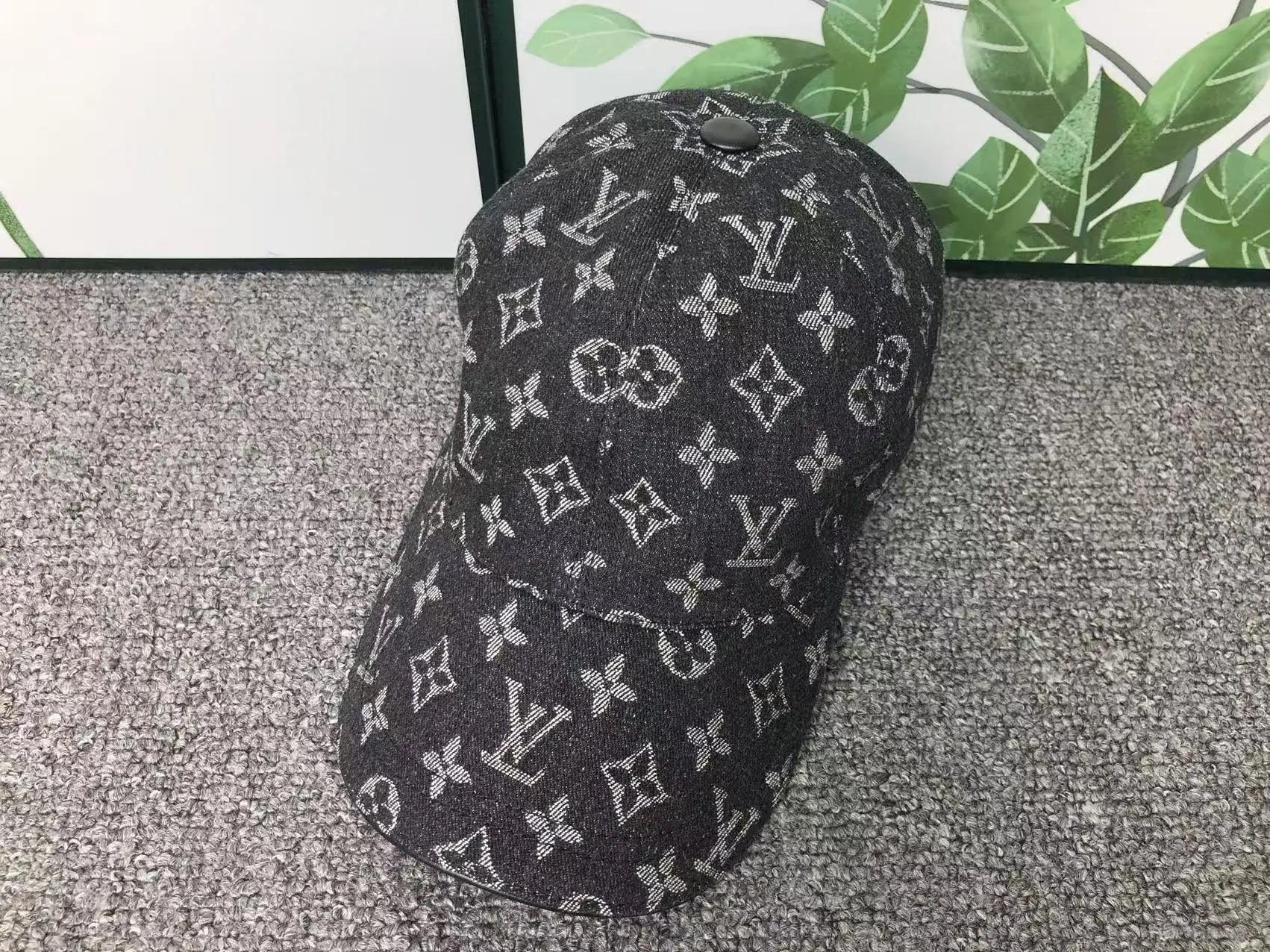 Louis Vuitton Monogram Denim Baseball Cap Blue - 15