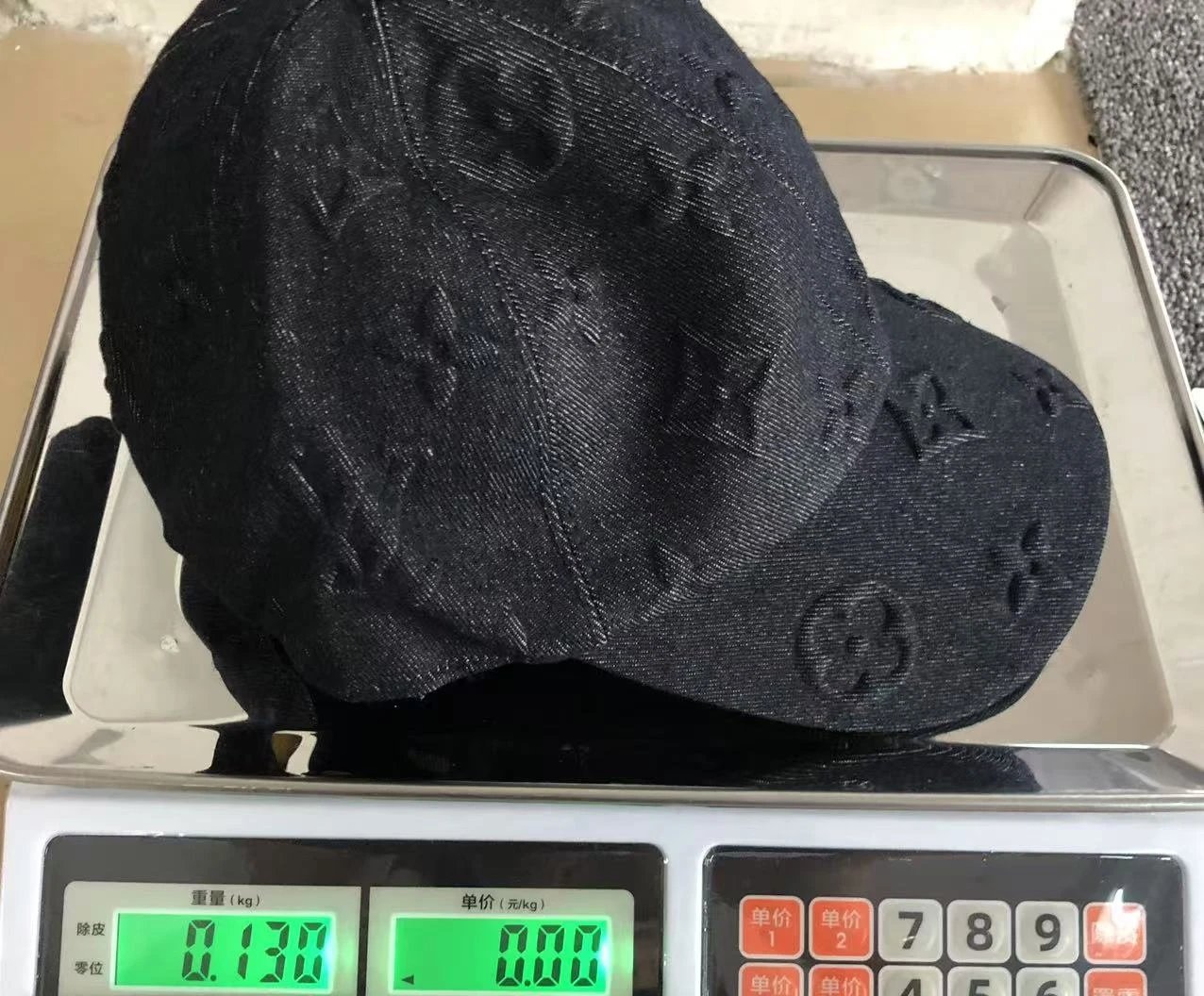 Louis Vuitton Monogram Denim Baseball Cap Blue - 13