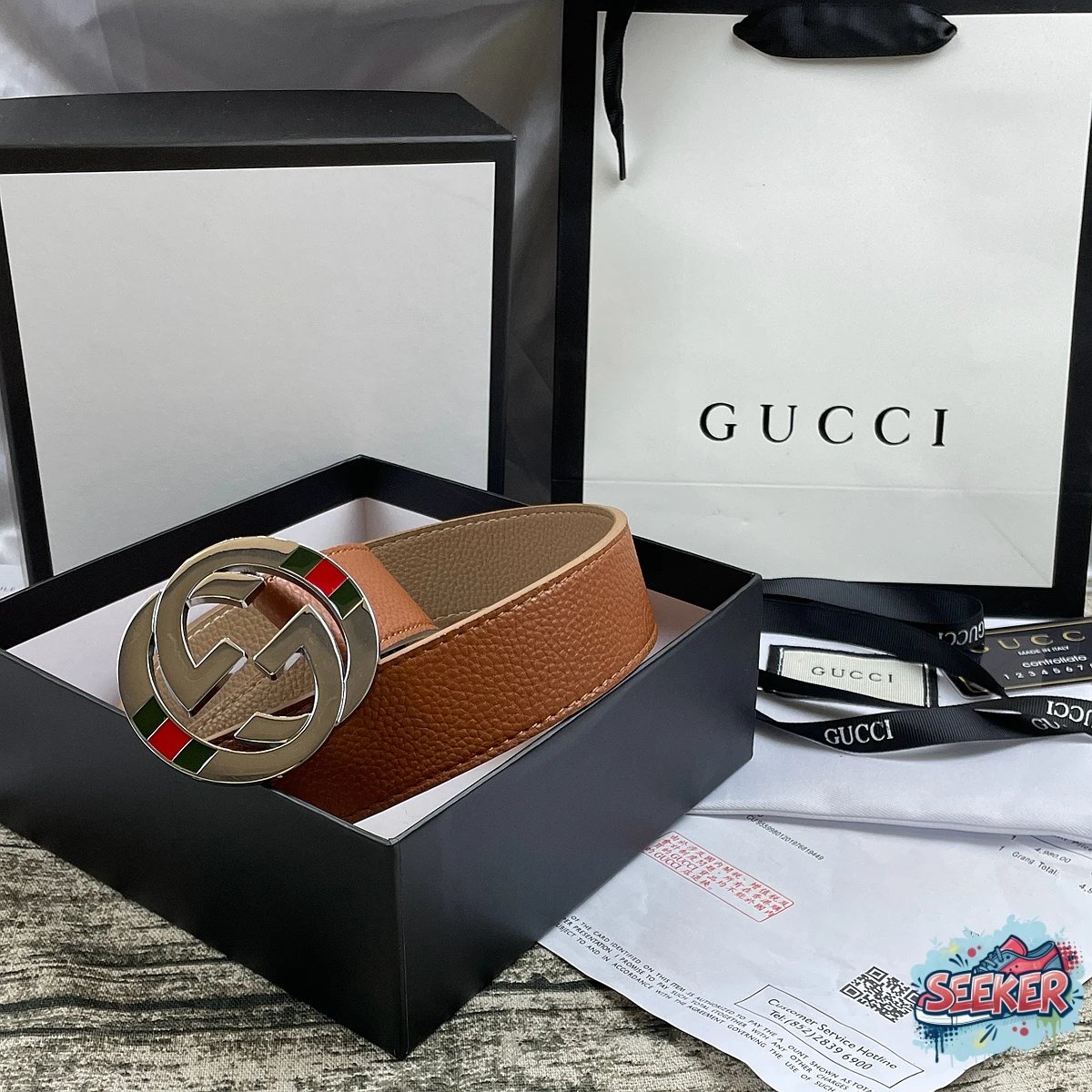 Gucci Belts GG Buckle Belt — 3