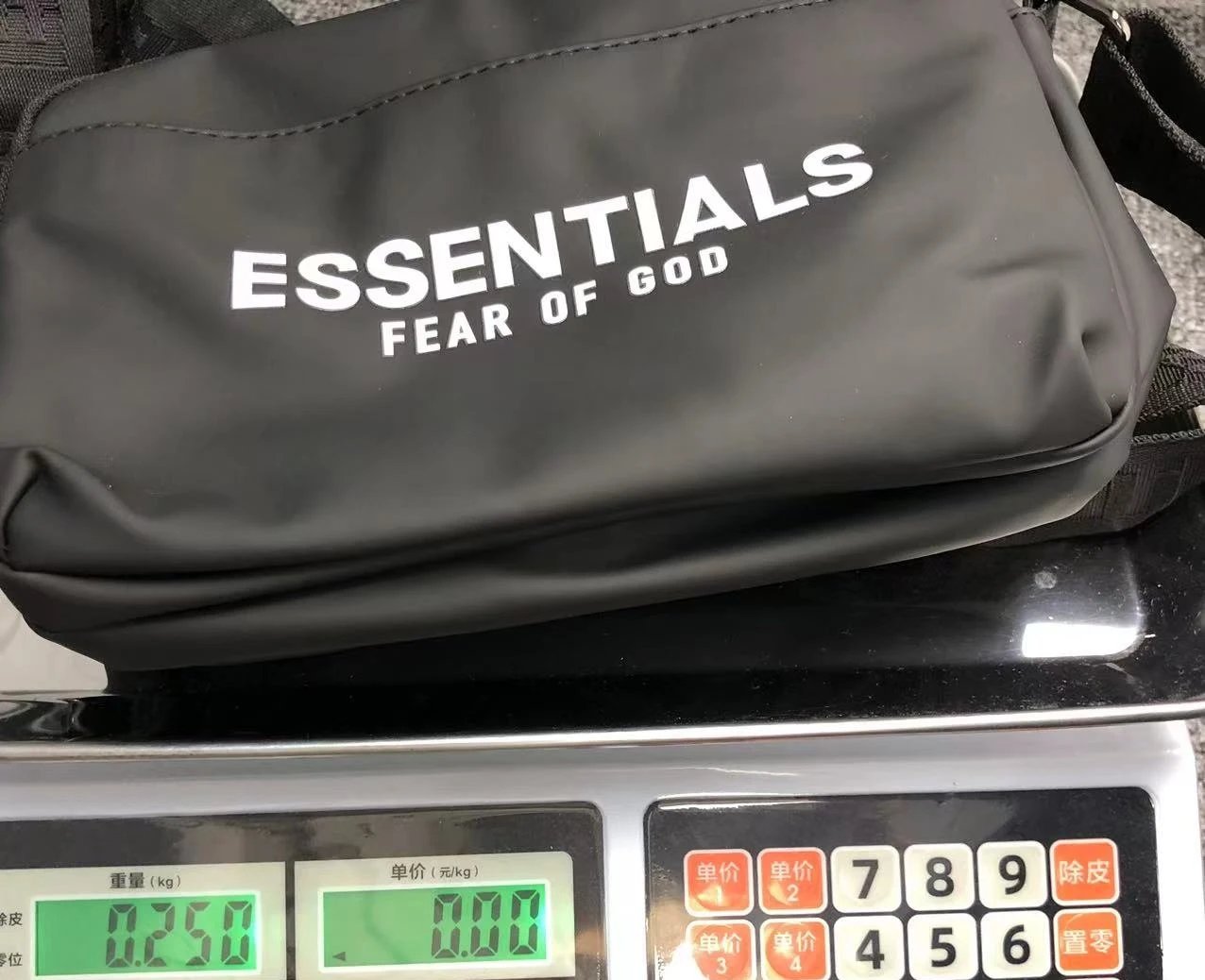 Fear of God Essentials Black Nylon Backpack - 14