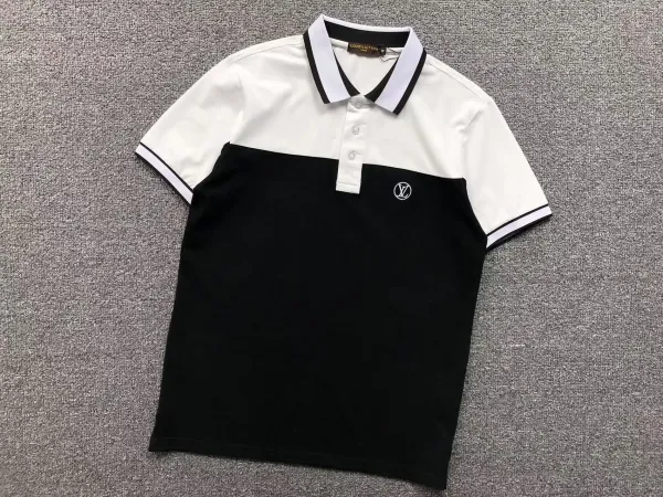 Louis Vuitton Monogram Embroidered Polo Olive Green Polo Polo Shirt - 16