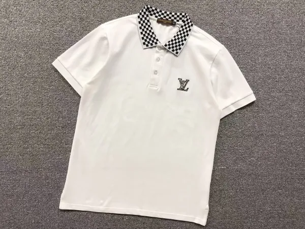 Louis Vuitton Monogram Embroidered Polo Olive Green Polo Polo Shirt - 14