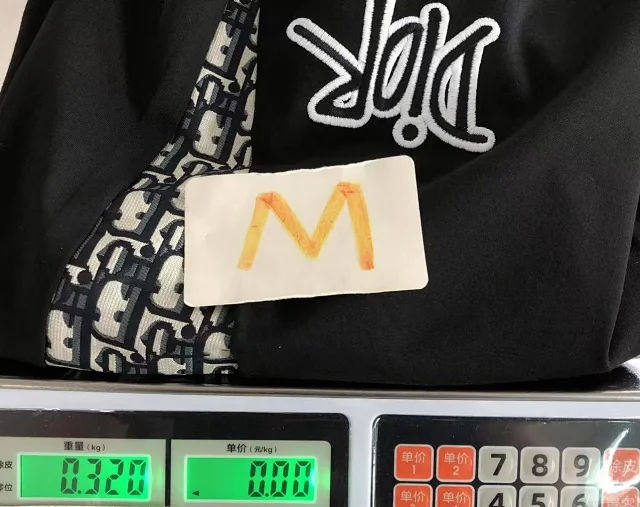 Dior Shorts Drawstring with logo embroidery and monogram side panels product detail image 13