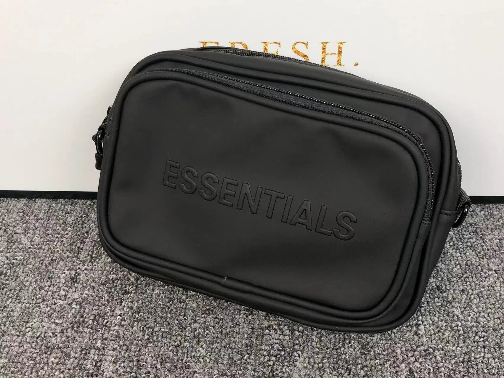 Fear of God Essentials Black Nylon Backpack - 16