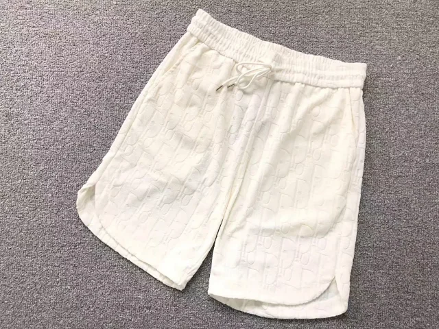 Dior Shorts Drawstring with logo embroidery and monogram side panels product detail image 15