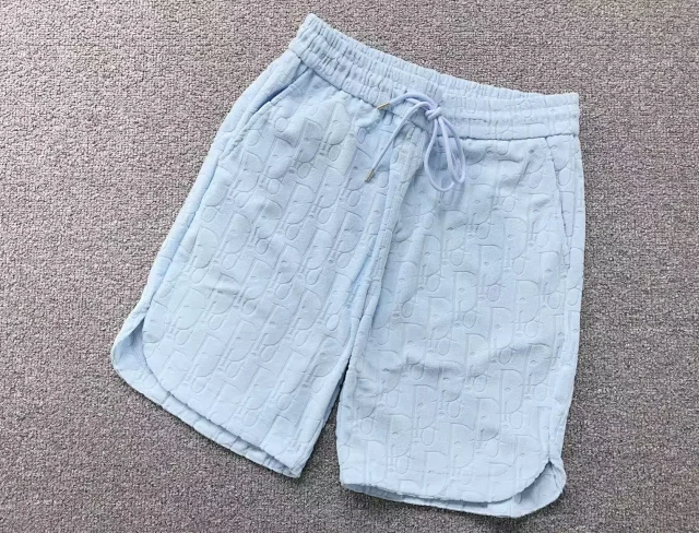 Dior Shorts Drawstring with logo embroidery and monogram side panels product detail image 14