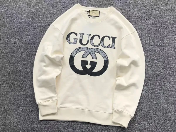 Gucci GG Circle Print Off-White Hoodie - 17