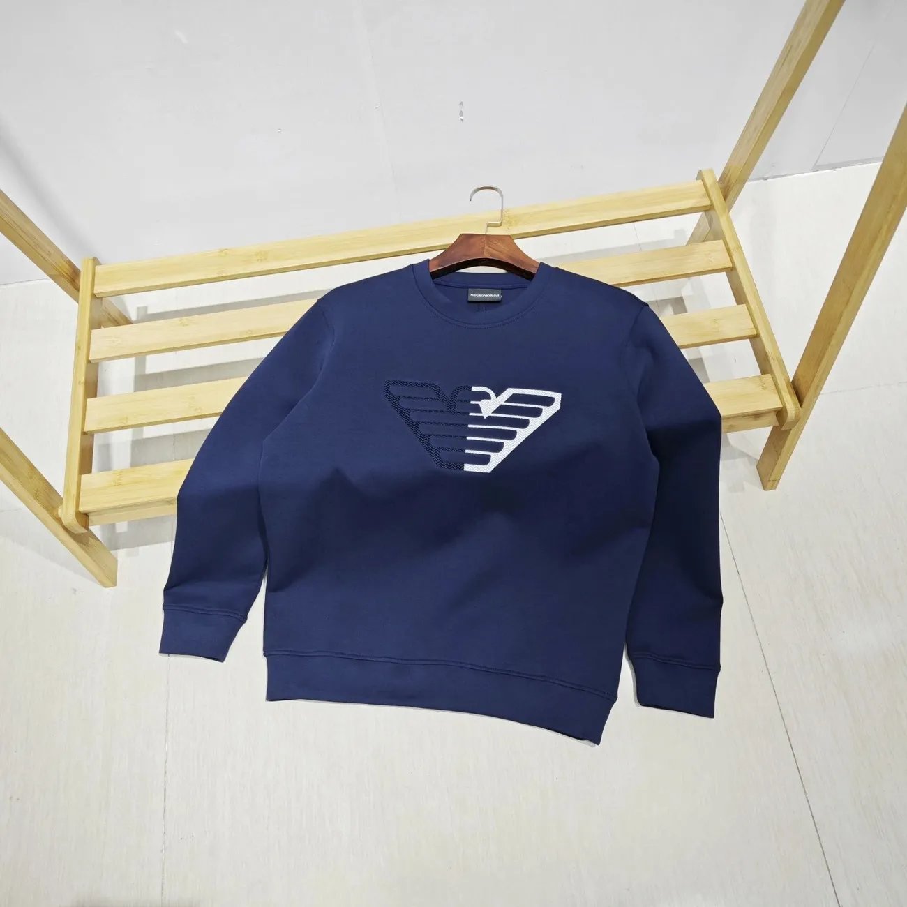 Emporio Armani Eagle Logo Black Hoodie - 9