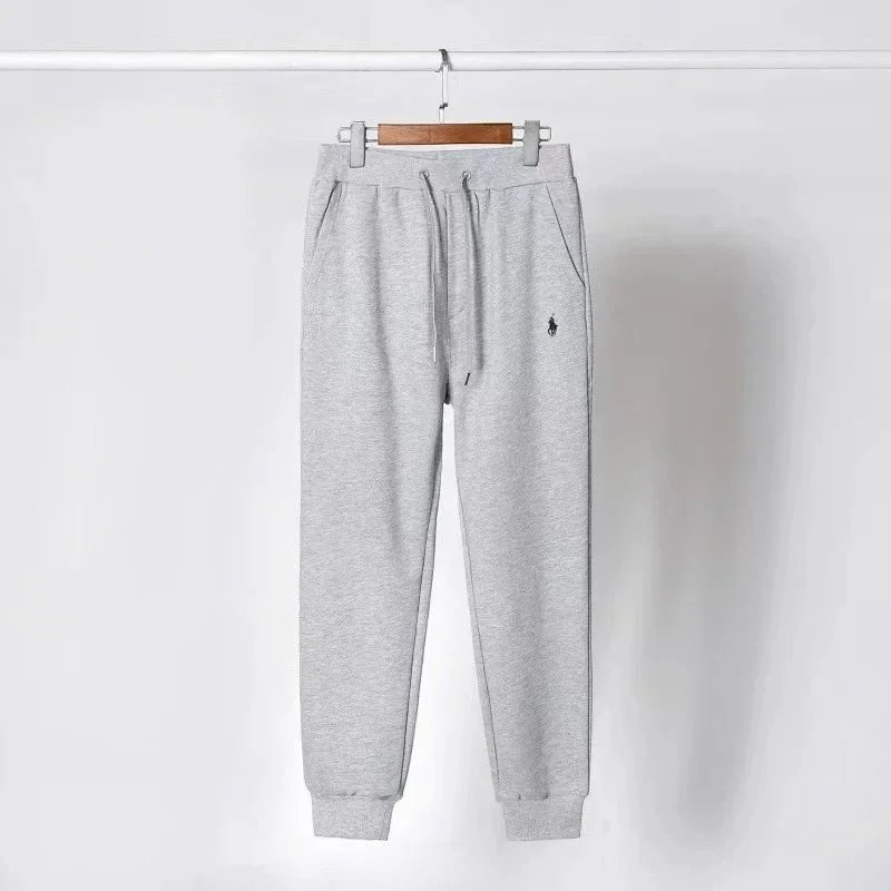 Pants Light Gray Teal Label