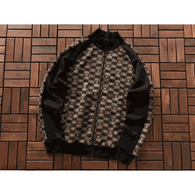 Louis Vuitton Monogram zip-up jacket and jogger trousers product detail image 1