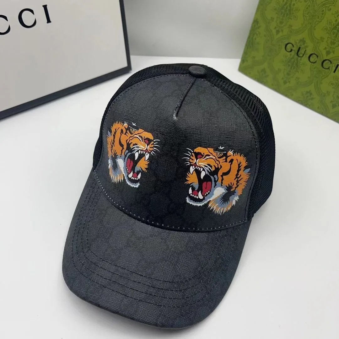 Gucci GG Monogram White Baseball Cap - 14