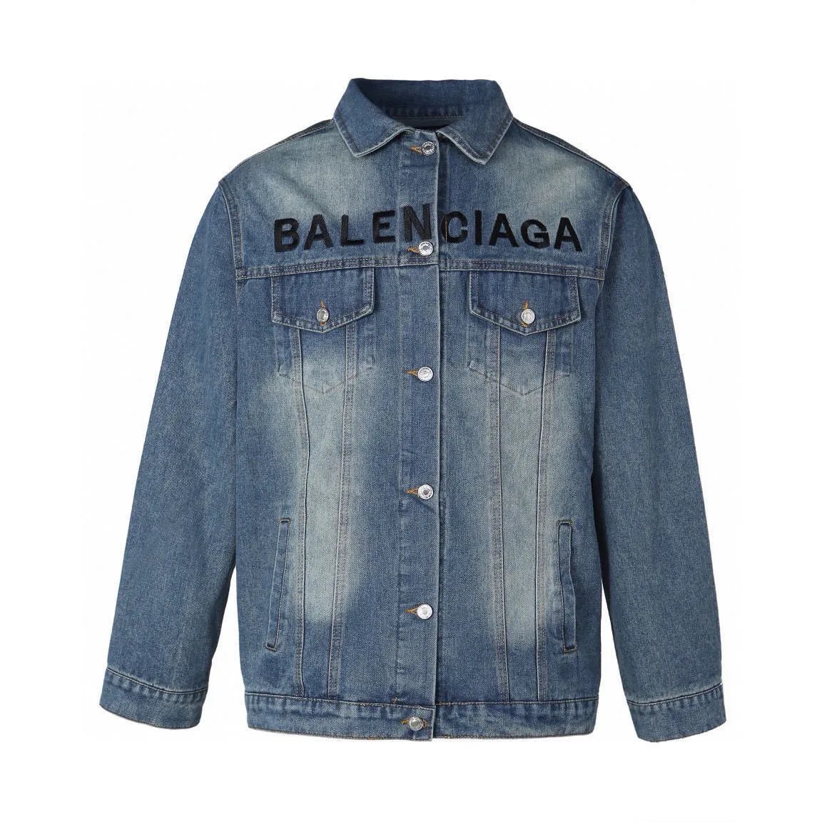Dior Oblique Print Embroidered Jacket Navy Blue Outerwear Jacket - 14