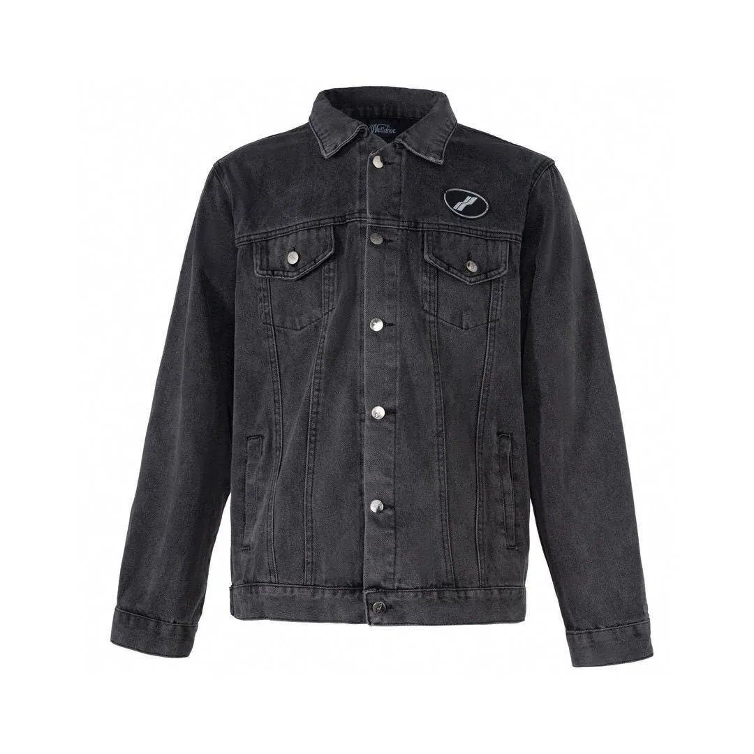 Dior Oblique Print Embroidered Jacket Navy Blue Outerwear Jacket - 7