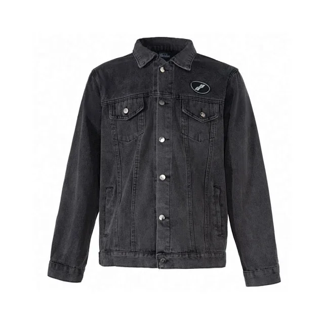 Palm Angels Jackets Washed denim trucker jacket product detail image 5