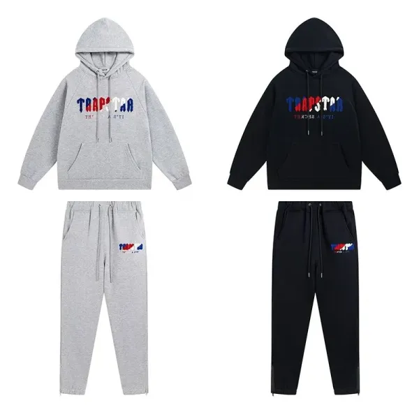 Trapstar Panther Logo Black Hoodie and Sweatpants Set - 15