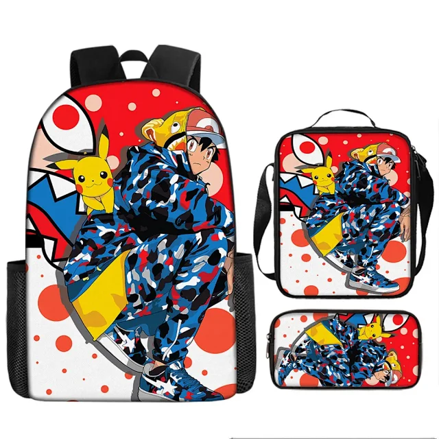 BAPE Backpacks Shark Camo Three-Piece Set product detail image 7