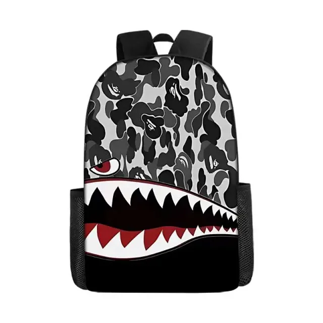 A BATHING APE Backpacks Shark Camo Backpack product detail image 2