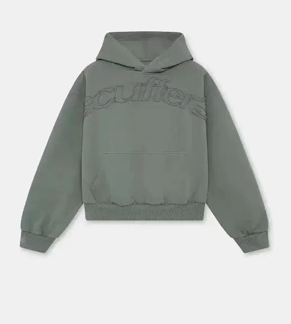 Culture Hoodies & Sweatshirts Embroidered Logo Pullover Hoodie with Kangaroo Pocket product detail image 7