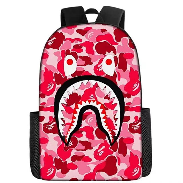 A BATHING APE Backpacks Shark Camo Backpack product detail image 3