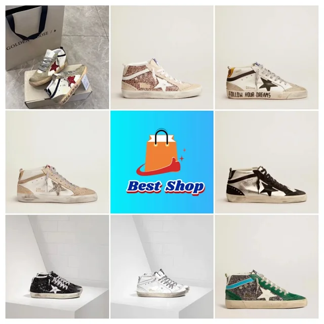 Golden Goose Sneakers Mid Star high-top product detail image 1