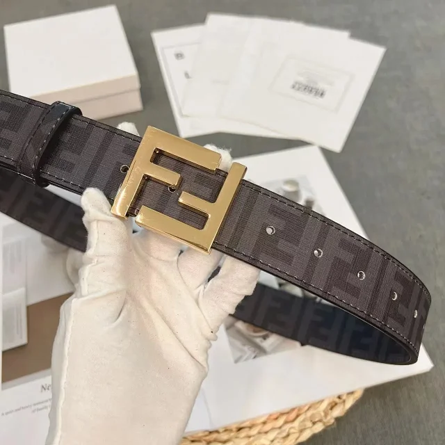 Gucci Belts Double G Buckle GG Monogram Belt product detail image 13