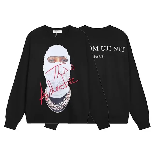 IH NOM UH NIT Hoodies & Sweatshirts Masked Face Graphic product detail image 11