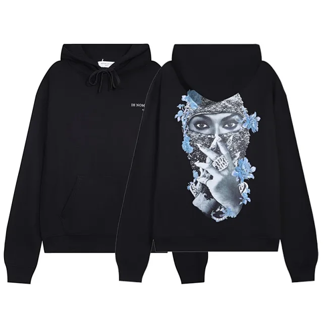IH NOM UH NIT Hoodies & Sweatshirts Masked Face Graphic product detail image 4