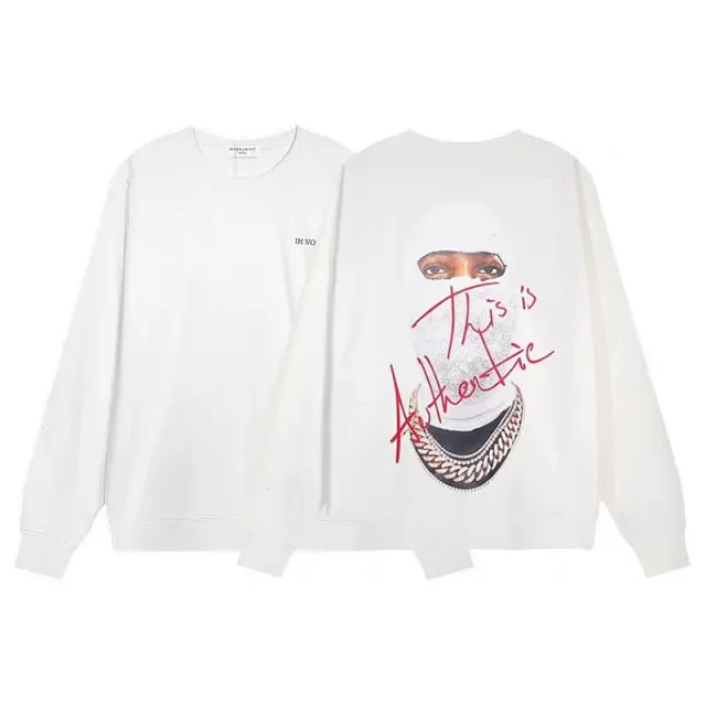 IH NOM UH NIT Hoodies & Sweatshirts Masked Face Graphic product detail image 3
