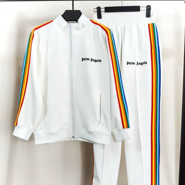 Palm Angels Star-Trimmed Track Suit Black - 8