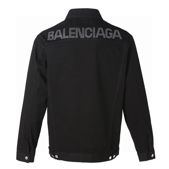 Palm Angels Jackets Washed denim trucker jacket product detail image 10