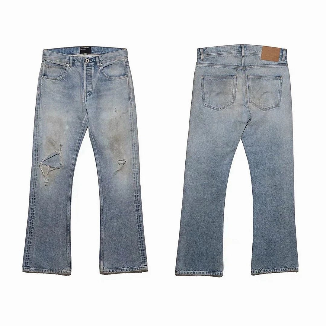 Style No.: 2509 Enfants Riches Deprimes New Melancholy ERD Burnished Slim Bootcut Jeans -L69