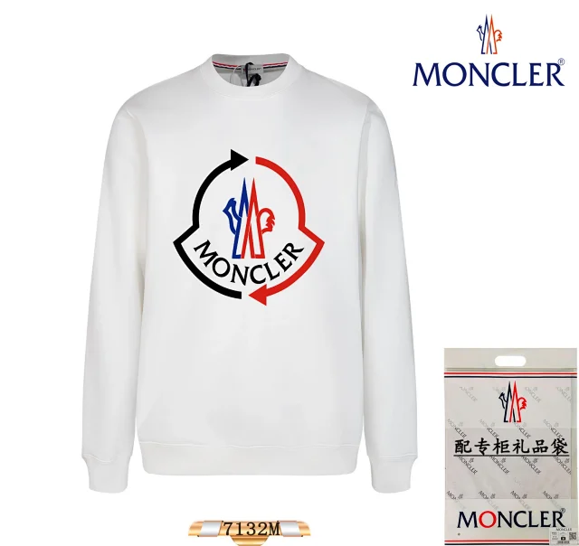 Moncler Crewneck graphic sweatshirt product detail image 7