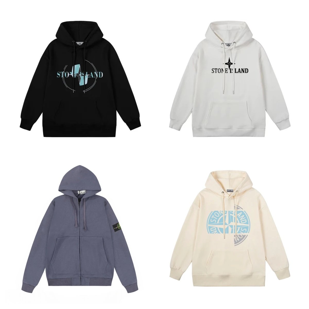Stone Island Graphic Hoodie Navy - 3