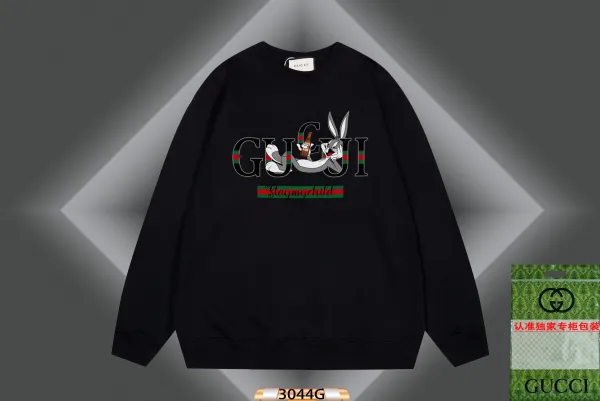 Gucci Dragon Zodiac Print Black Hoodie - 15