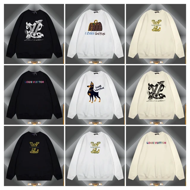 Louis Vuitton Hoodies & Sweatshirts Graphic Crewneck Sweatshirt product detail image 1