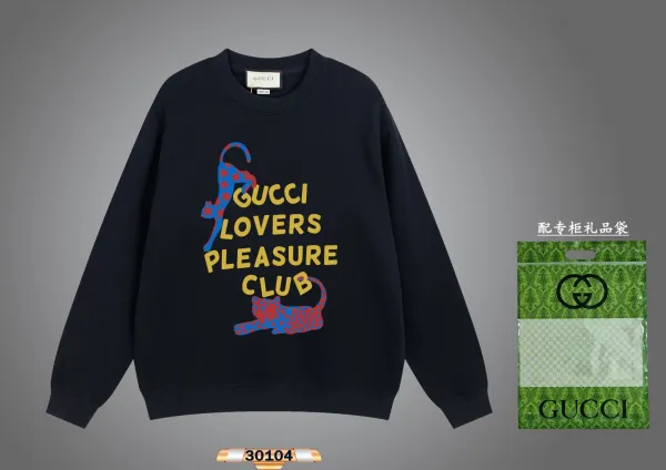 Gucci x Balenciaga Logo Print Black Hoodie - 16