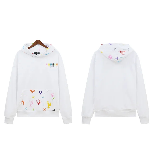 Purple Brand Hoodies & Sweatshirts Graphic Pullover Hoodie product detail image 10